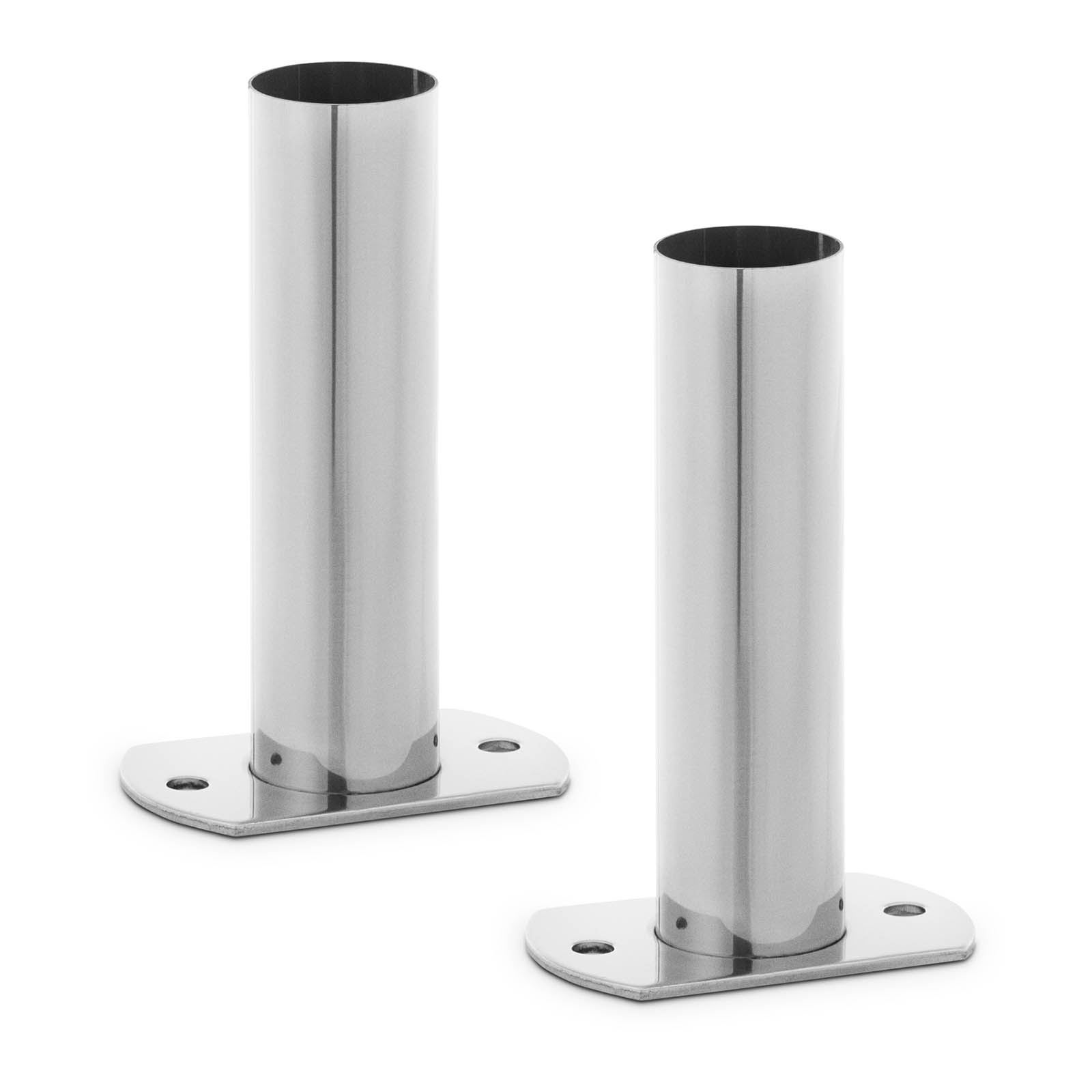 Kit de montage pour échelle de piscine - Inox - 2 tampons d’échelle de piscine