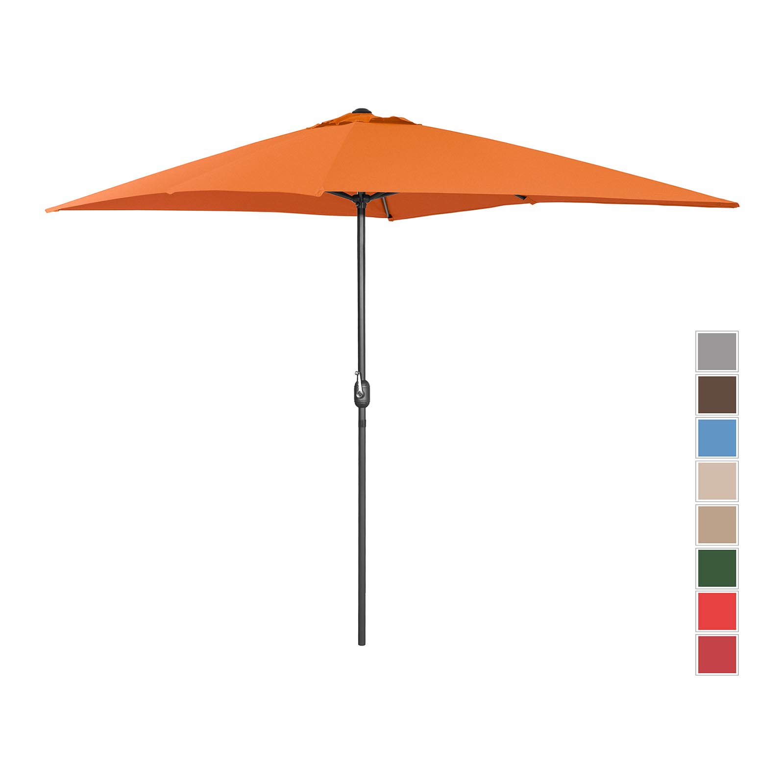 Occasion Grand parasol - Orange - Rectangulaire - 200 x 300 cm