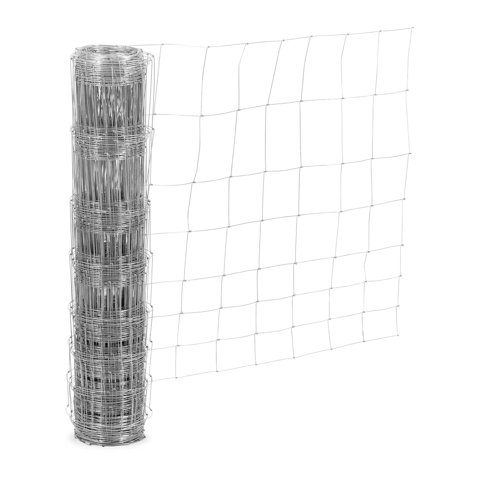 Clôture acier - Hauteur 100 cm - Longueur 50 m - Largeur de maille 15 cm